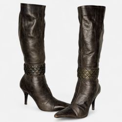SA505 Women's High Heel Tall Boots - Antique Colle..