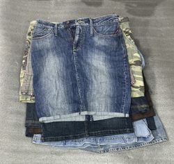 Y2K Denim Mini Skirts