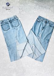 UPCYCLED Denim Long Skirts - EVR0471