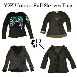 Y2K Dark & Moody Full Sleeve Tops RW-1845