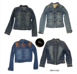 Veste en denim mix Y2k (GRV-4-322)
