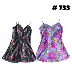 Y2K Printed mix sleep dress bundle. #733