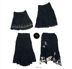 Jupe en coton pour femmes - Style d'été léger et c..