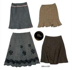 Jupe en laine taille haute – Vêtements d'automne h..