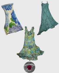 Y2K Aquaish Theme Dress - 06 Pcs  WR1344