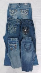 CR7897 Y2K Flare & Straight Jeans