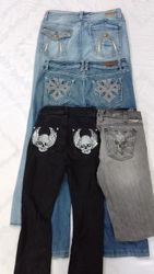 CR7899 Y2K Flare & Straight Jeans