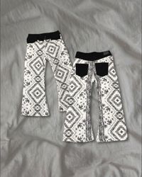 Upcycled Denim Quilted Pants