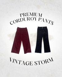Pantalons en velours côtelé premium