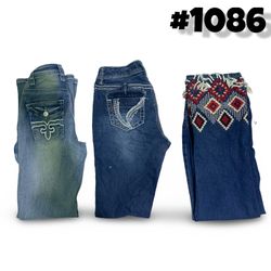 Y2k detailing jeans (Brands) Silver , Ariat and Bo..