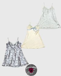 Y2K Silk Slip Dresses - 11 Pcs Wr1372