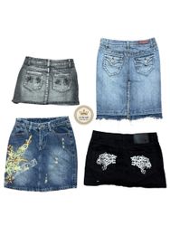 Y2K Denim Mini Skirt 10 pcs At 816