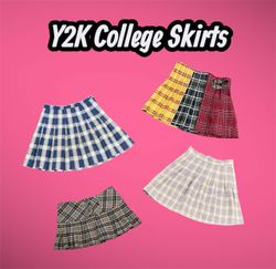 Y2K College Skirts - (27/04)
