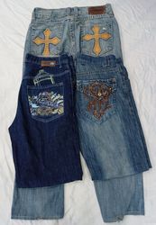 CR7909 Vintage Designer Men’s Jeans