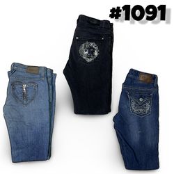 Y2k Embroidered jeans (Brands) Lee , Bur Barry and..