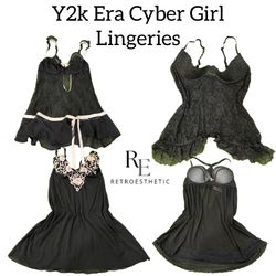 Y2k Era Cyber Girl Lingeries Re-3106