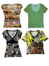 Vintage Nature-Vibe Printed Tops: TT-227