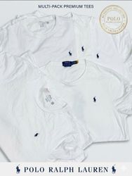 Premium exact bundle all white 20 round neck t shi..