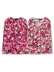 (FV-1309) Pink Y2K Ästhetik Bundle – Florale, Pais..