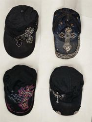 Y2k Embellished Baseball Caps