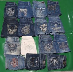 ROCK & REPUBLIC AND OTHER MIX BRANDS MINI SKIRTS (..