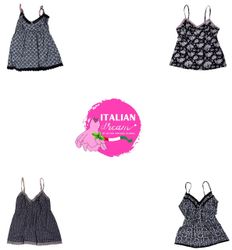 Y2K printed Cami tops