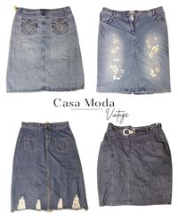 270426-1 Denim midi skirts 15 pcs