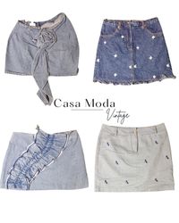270426-2 Denim Mini skirts 16 pcs