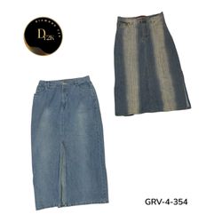 Timeless Denim Maxi Skirt – Casual High Waist Stre..