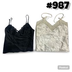 Y2k basic cami tops # 986