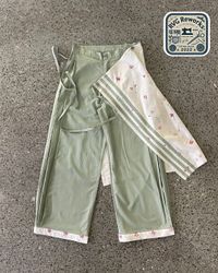 Upcycled Wrap Panel Pants