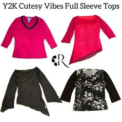 Y2K Cutesy Vibe Full Sleeves Tops RW-1860