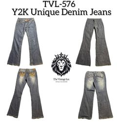 Y2K Unique Denim Jeans (TVL-576)