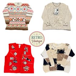 Vintage Sweaters: Classic & Cozy |E|