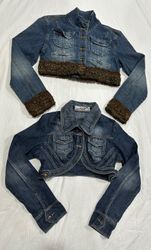 Y2K denim jacket short body B#036 10-pcs