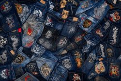 Japanese Embroidered Jeans