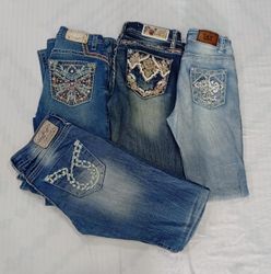 CR7934 Y2K Flare Jeans
