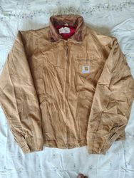 Vintage carhartt detroit workwear jacket