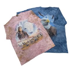 T-shirts avec motifs d'animaux de montagne