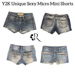 Y2K Unique Sexy Denim Shorts RW-1863