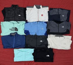 Os zíperes superiores da The North Face