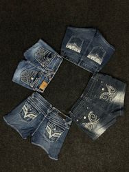 Y2K Signature Stitch Shorts - [TS-0564]
