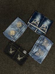 Y2K Schwer Verziertes Rock - [TS-0565]