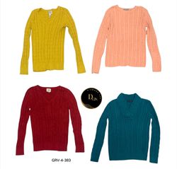 Y2K Cable Knit Sweater – Warm & Stylish Textured L..