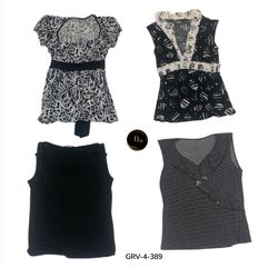 Y2K Short Sleeve Blouse – Retro Chic Vibes (GRV-4-..