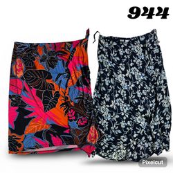 Y2K printed floral skirts (brands) New York and Dr..