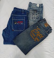 CR7972 Vintage Designer Jeans