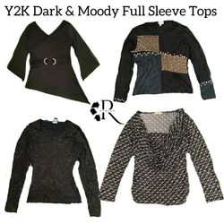 Y2K Dark & Mody Printed Full Sleeve Tops RW-1865