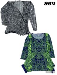 Y2K printed tops ( Laura and msk etc. ) #964