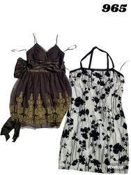 Y2K Branded Braided Dress. #964